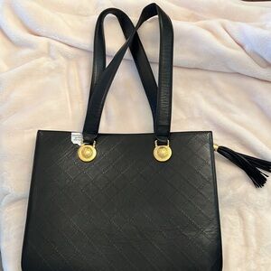 Vintage Gianni Versace Tote Gold Hardware I will throw in the dust bag!!!!